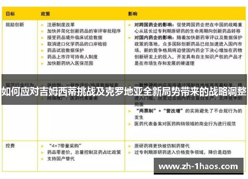 如何应对吉姆西蒂挑战及克罗地亚全新局势带来的战略调整 如何应对吉姆西蒂挑战及克罗地亚全新局势带来的战略调整
