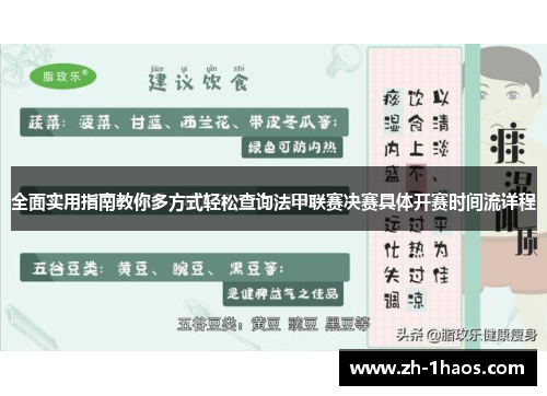 全面实用指南教你多方式轻松查询法甲联赛决赛具体开赛时间流详程